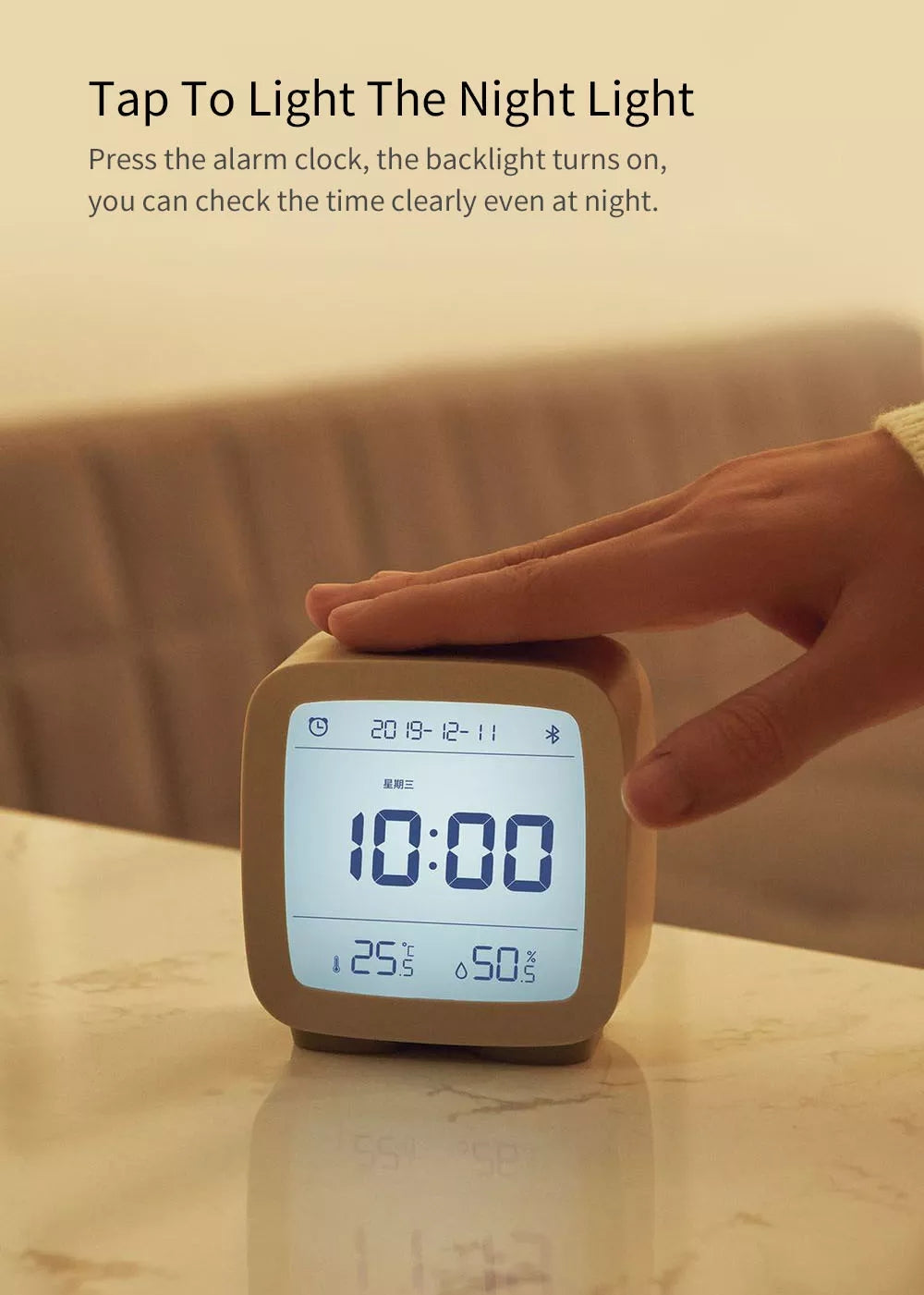 CLIMASENSE™ Smart Climate Alarm Clock