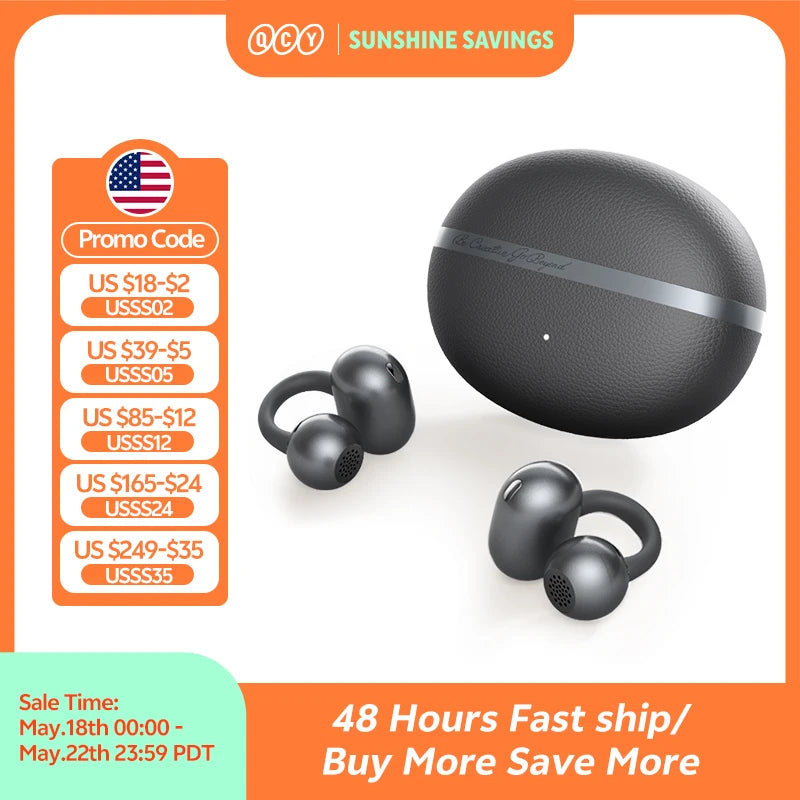 AURION™ Crossky Open-Ear Clip Wireless Earbuds