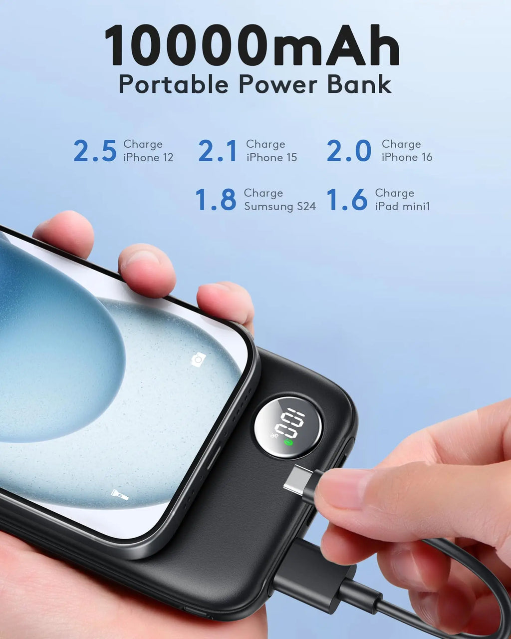 VOLTRIX™ SlimCharge 10000 Power Bank