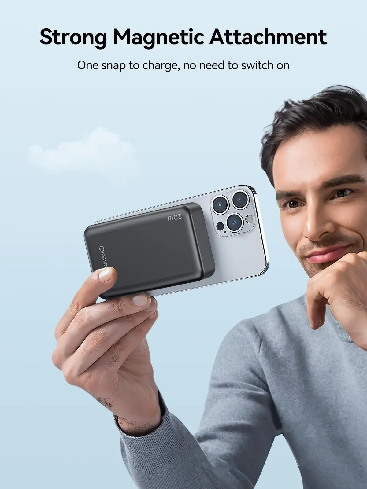 NEWDERY™ MagForce 20K Wireless Power Bank