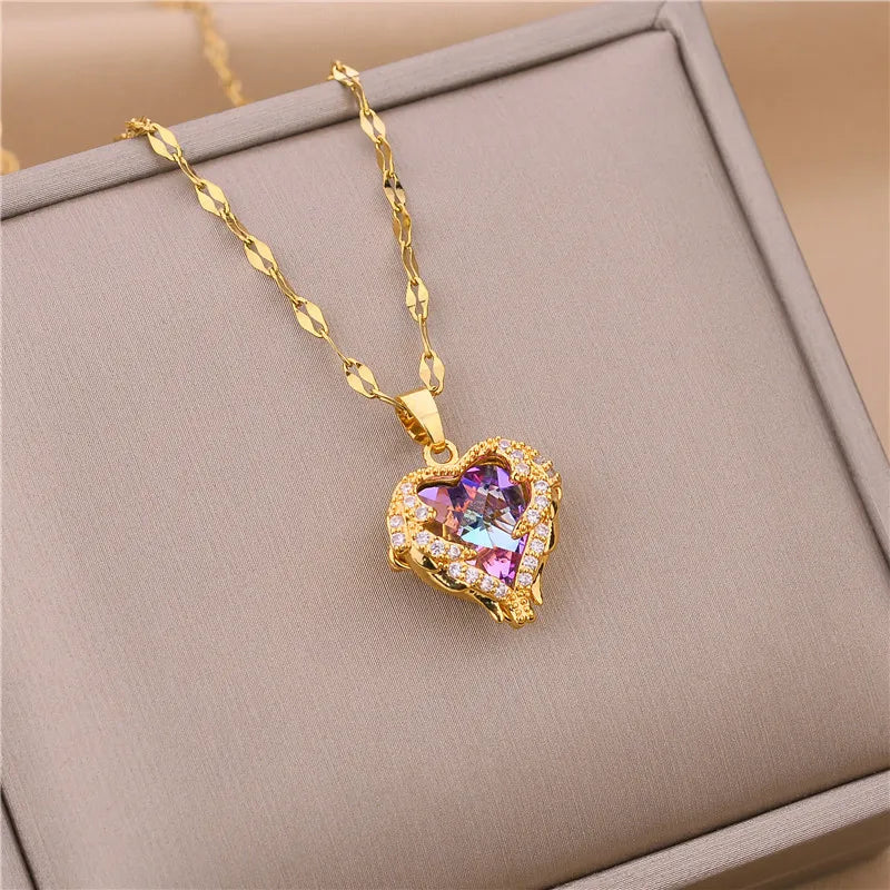 VÉLISSE™ Luxury Zircon Clavicle Chain Necklace