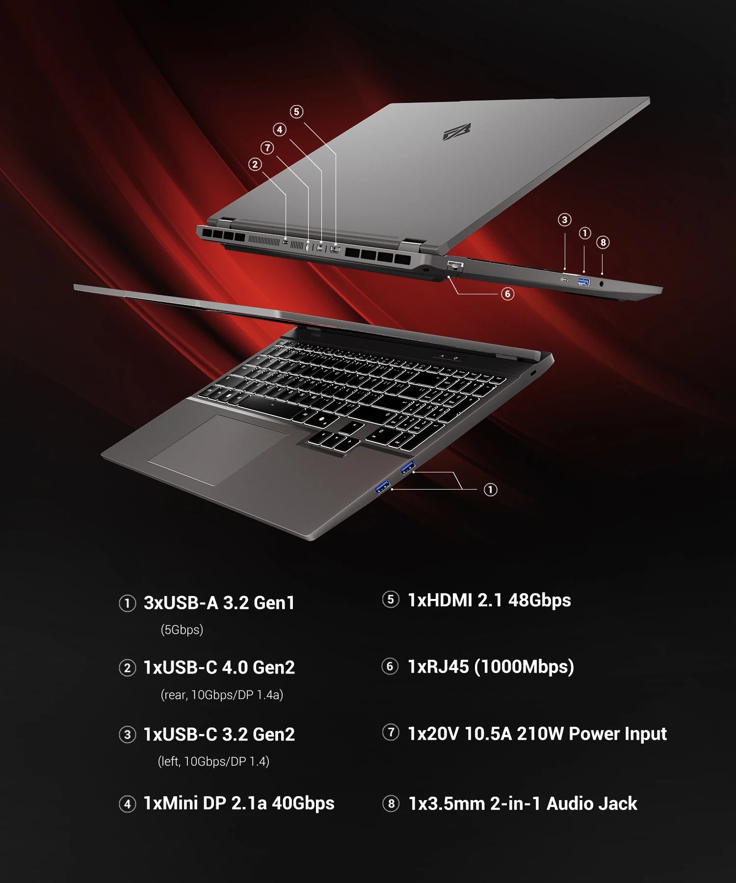 FIREBAT HUAN 16 Pro™ Ryzen 7 RTX 5060 Gaming Laptop