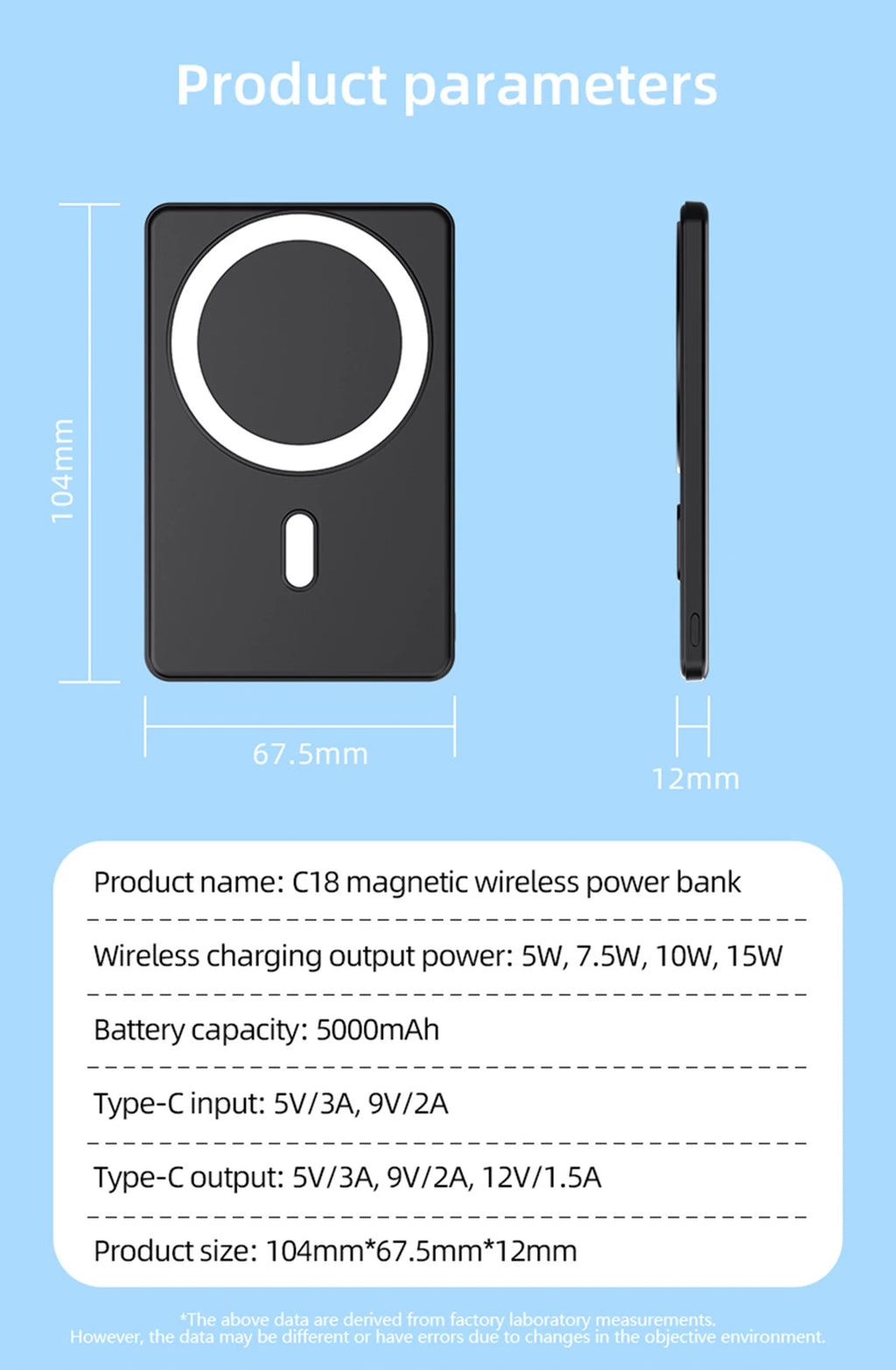 VOLTMAG™ SlimSnap Wireless Power Bank