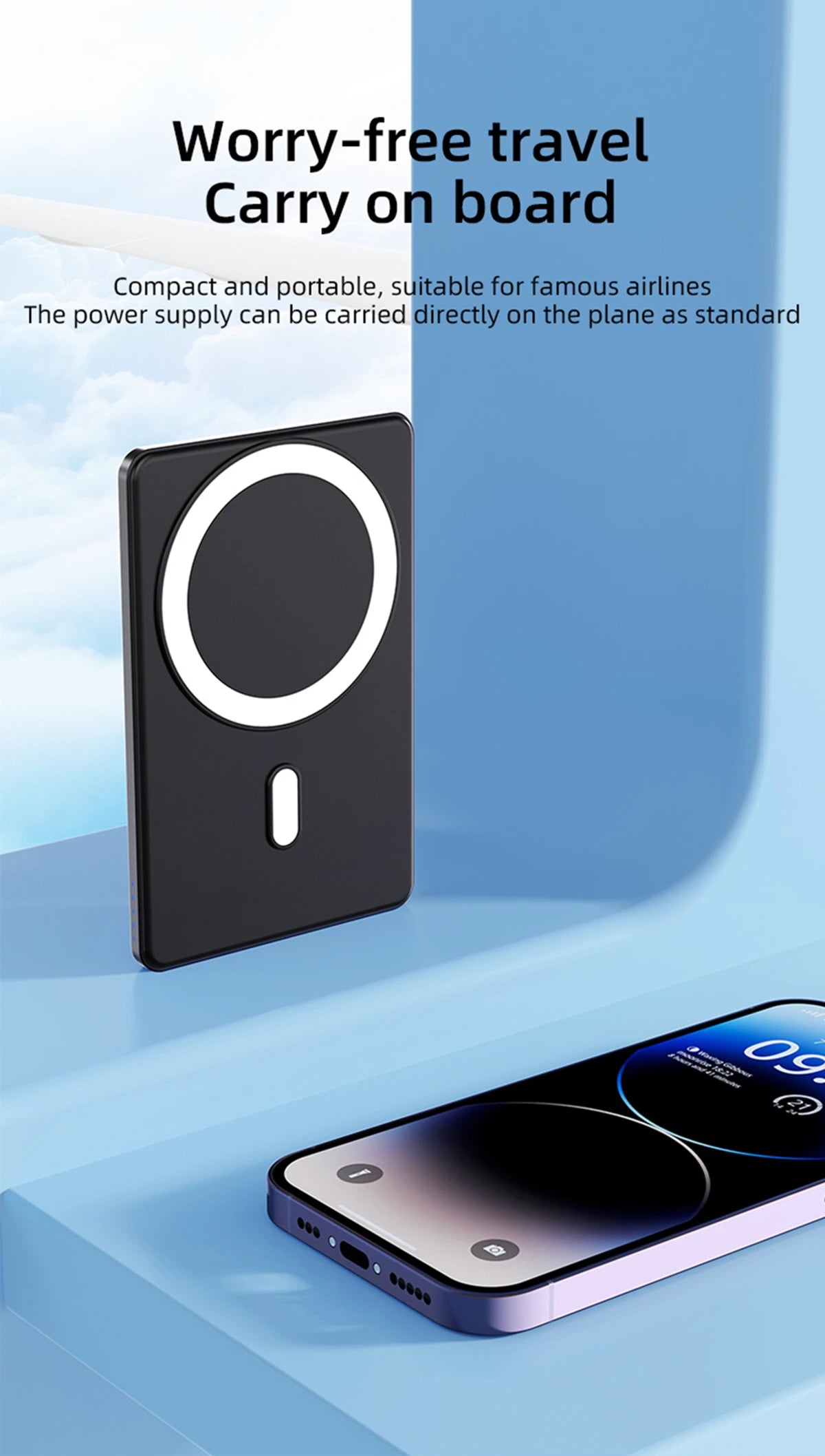 VOLTMAG™ SlimSnap Wireless Power Bank