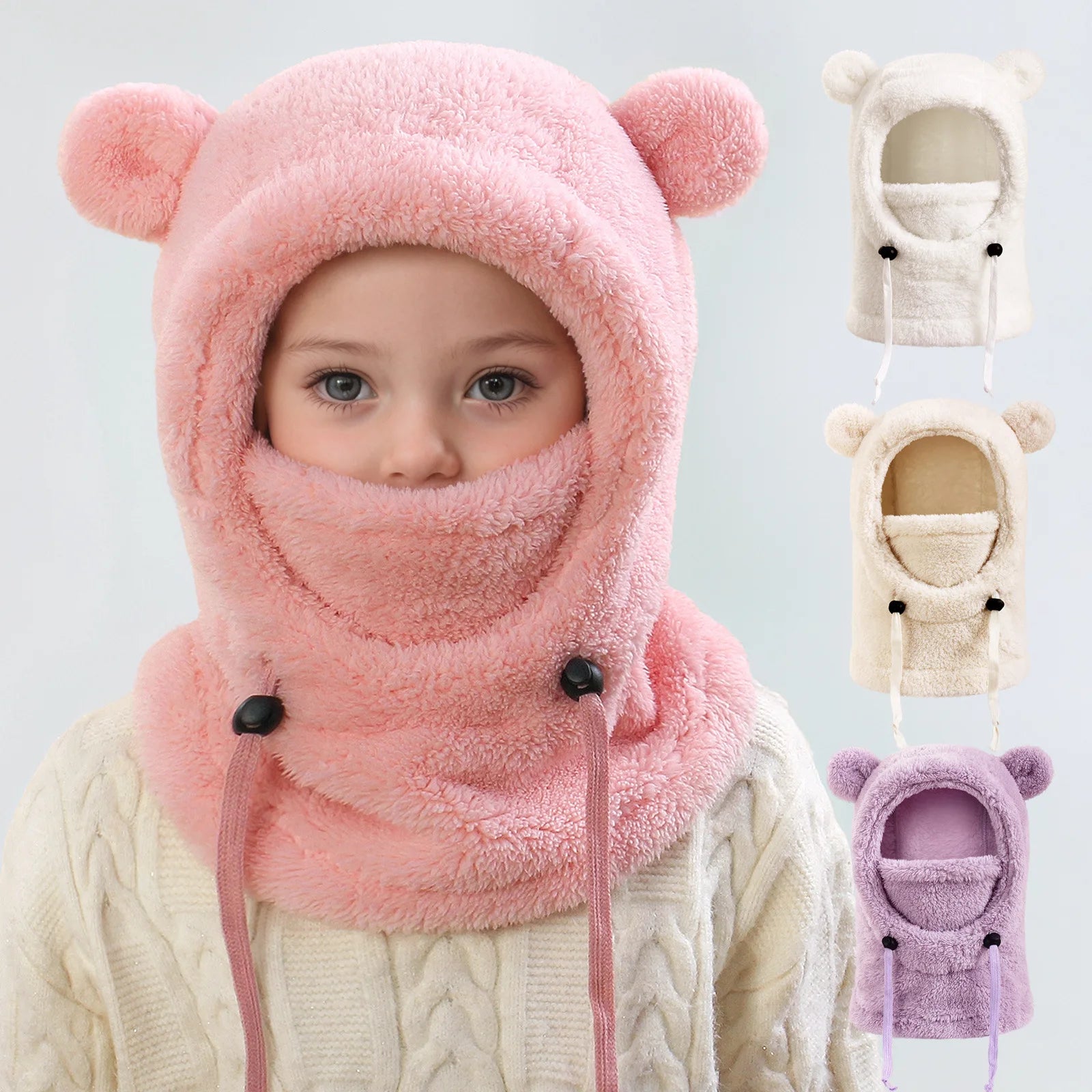 WarmGuard™ Kids Winter Ear Protection Hat Scarf Set