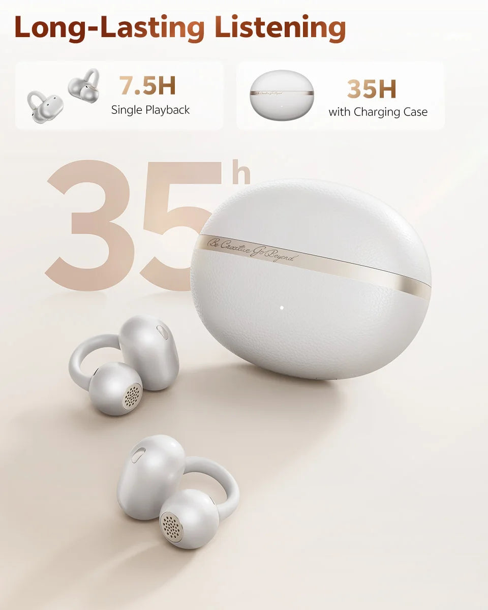 AURION™ Crossky Open-Ear Clip Wireless Earbuds