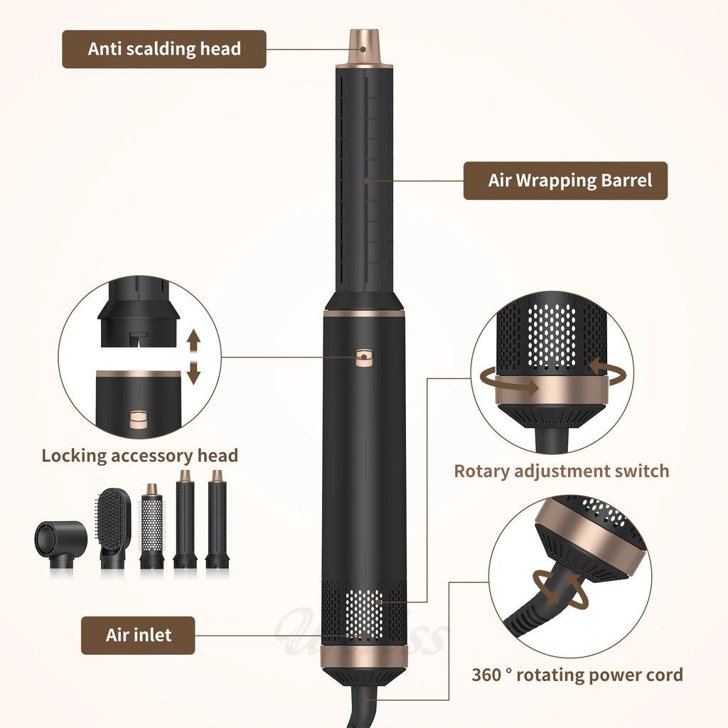 UKLISS™ AirLuxe 5-in-1 Hair Styler System
