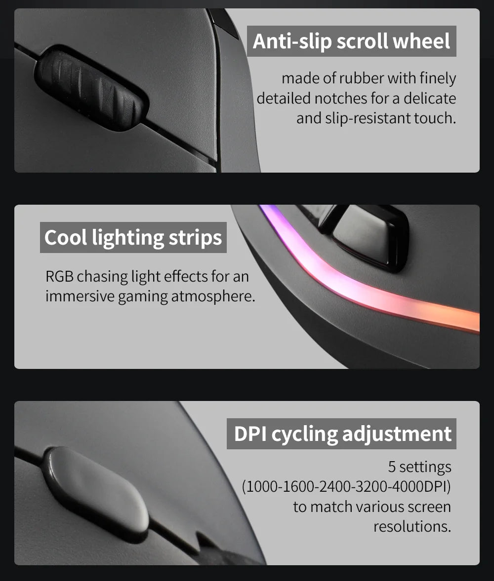 ERGOVA™ F35 Vertical Wireless Ergonomic Mouse