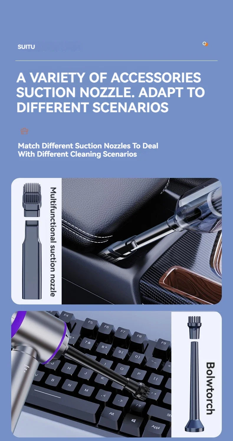 AEROVAC™ TurboForce Wireless Vacuum & Air Duster