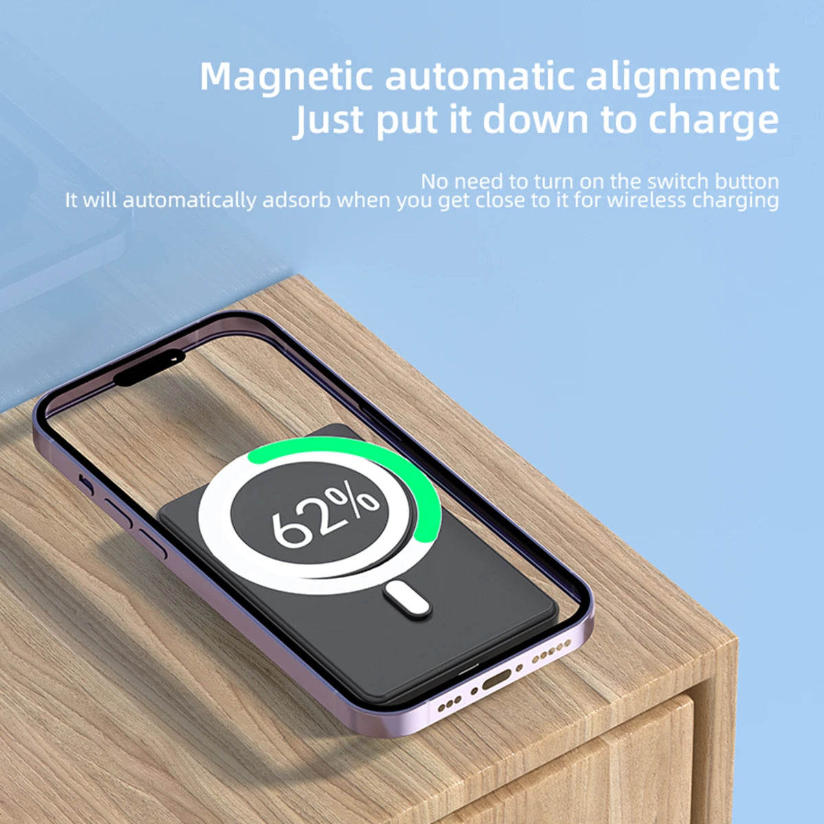 VOLTMAG™ SlimSnap Wireless Power Bank