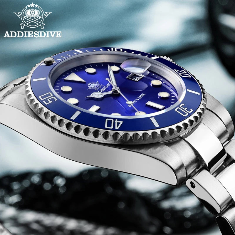 ADDIESDIVE™ Stainless Steel Quartz Business & Outdoor Men’s Watch