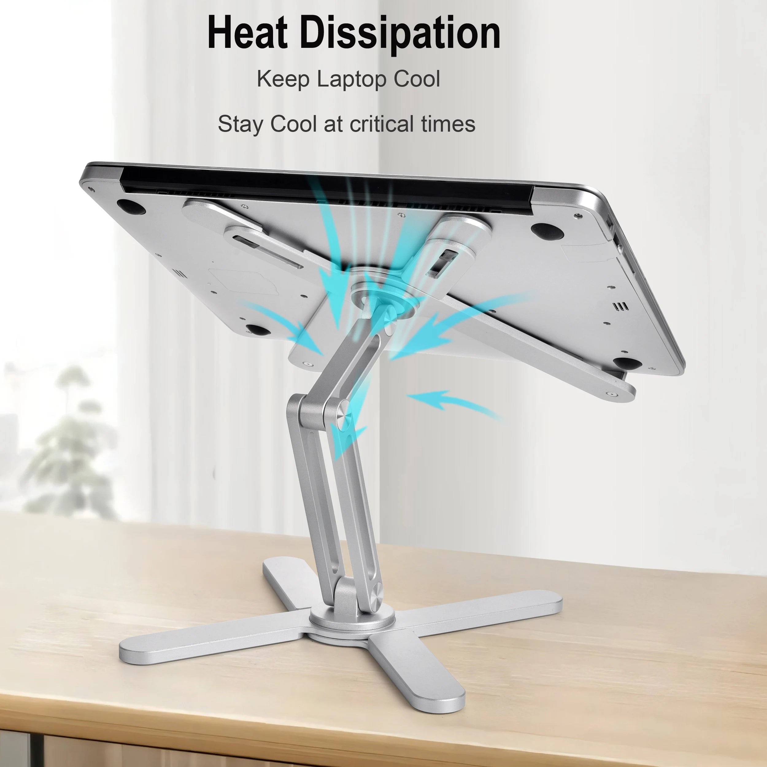 AEROFLEX™ 360 Rotating Aluminum Laptop Stand