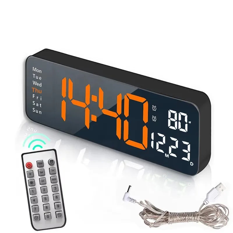 AURACLOCK™ Minimalist LED Smart Wall Clock