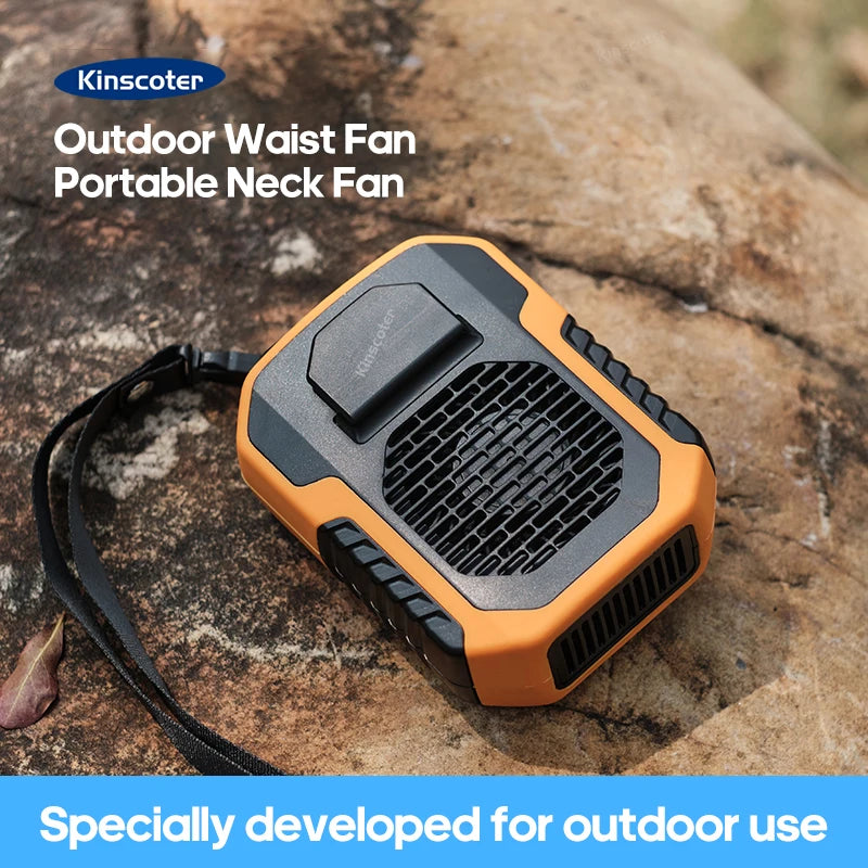 KINSCOTER™ AeroFlow Portable Neck & Waist Cooling Fan