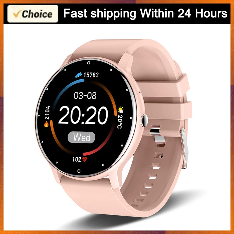 LIGE 2026 Smartwatch – Fitness, Heart Rate Monitor, Waterproof, Android & iOS