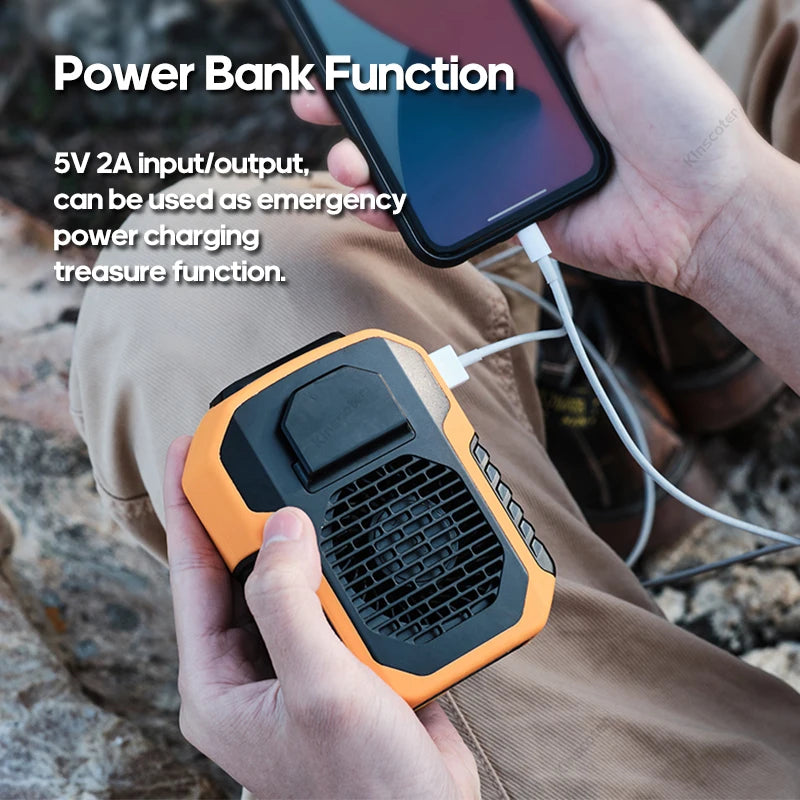 KINSCOTER™ AeroFlow Portable Neck & Waist Cooling Fan