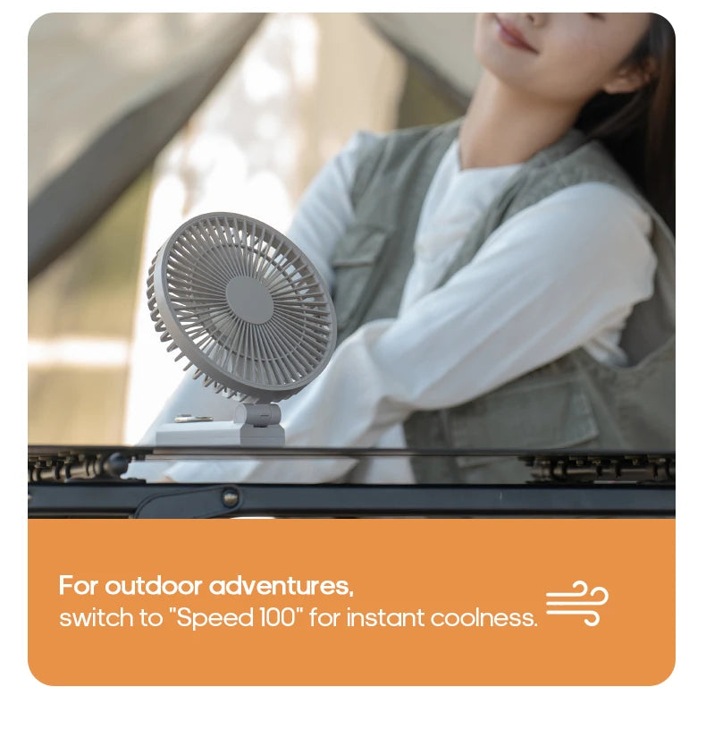 ZENOVA™ FlexBreeze Folding Portable Fan