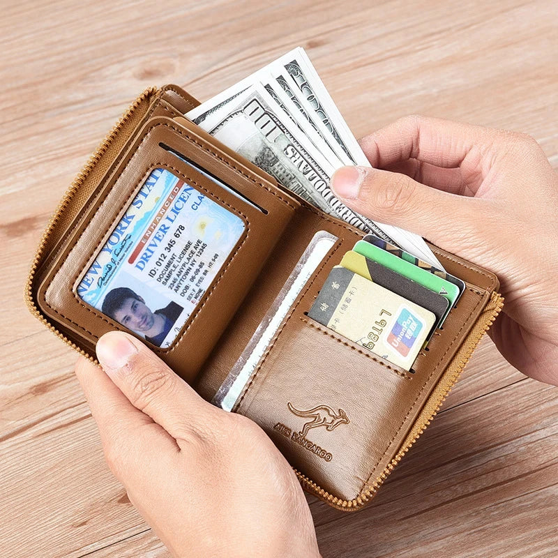 AURION™ Luxury RFID Slim Wallet for Men