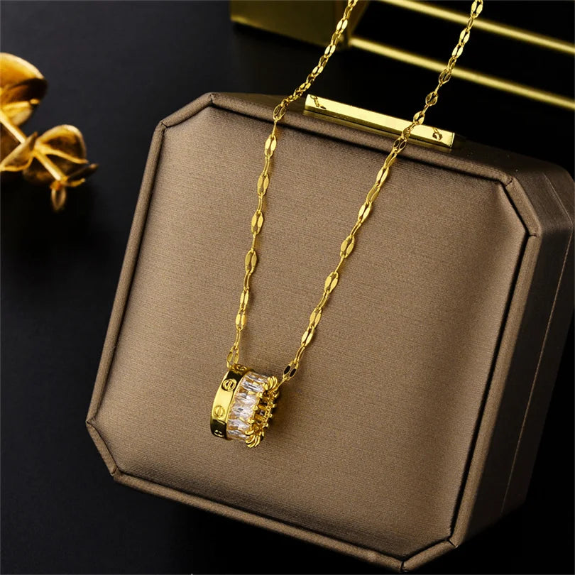 VÉLISSE™ Luxury Zircon Clavicle Chain Necklace