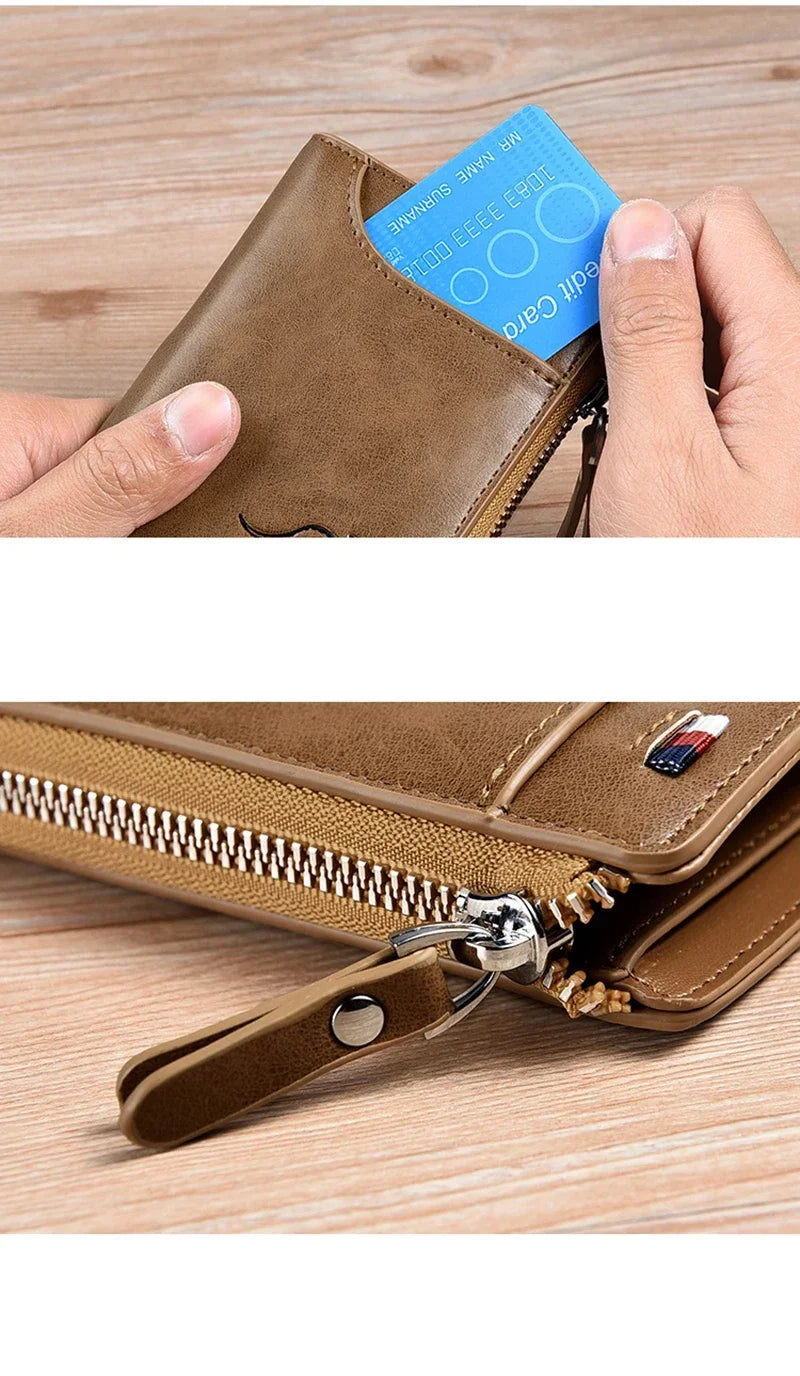 AURION™ Luxury RFID Slim Wallet for Men