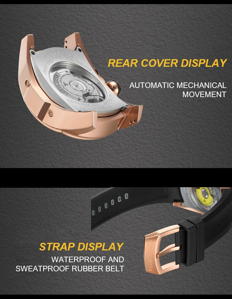 NOIRVANT™ Tourbillon Barrel Automatic Watch