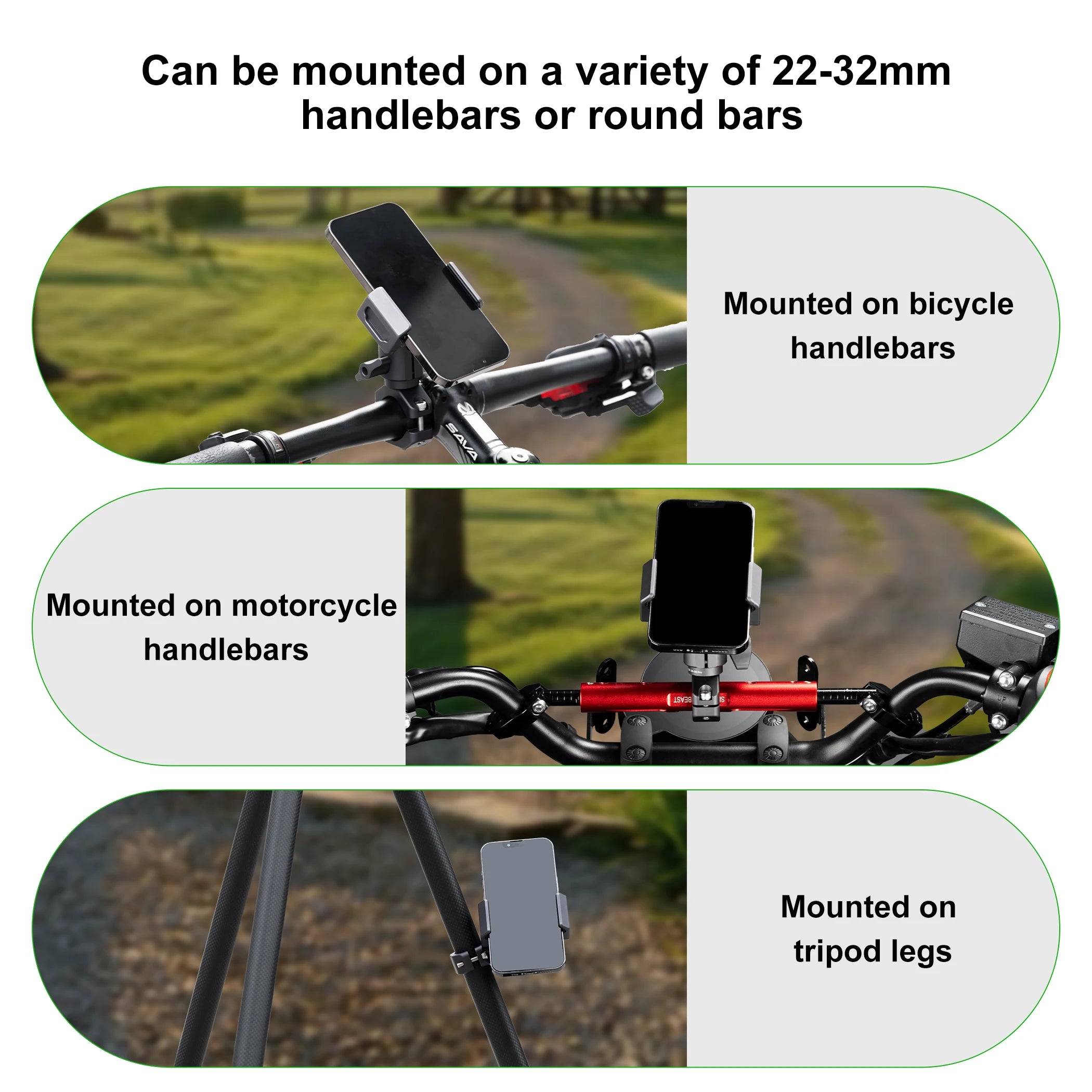FANAUE™ ProRide Motorcycle Phone Mount System