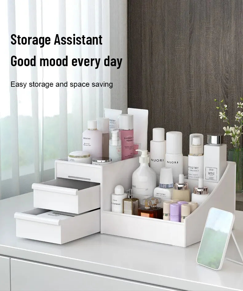 ORDENZA™ PureWhite Drawer Makeup Organizer