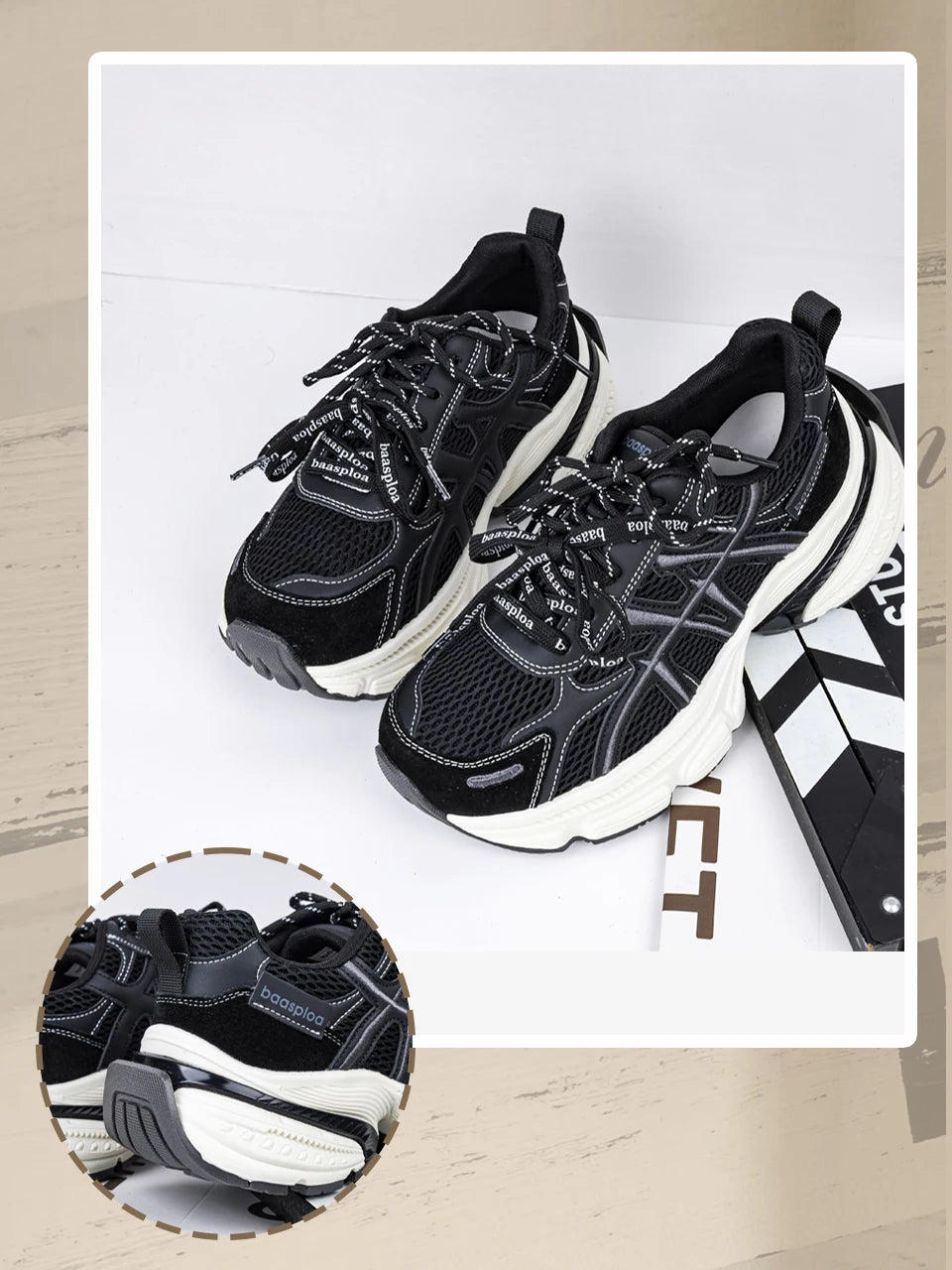 Baasploa™ Retro Chunky Breathable Sneakers