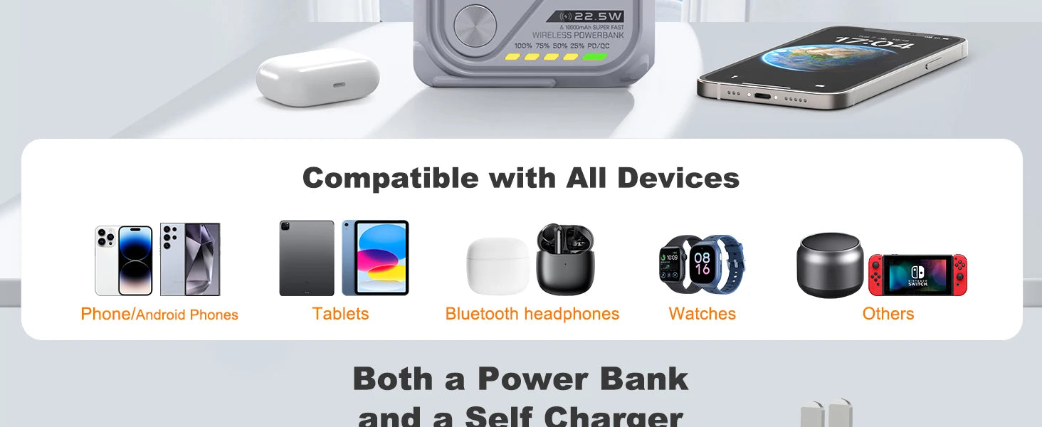 MAGNEX™ FusionCharge Wireless Power Bank