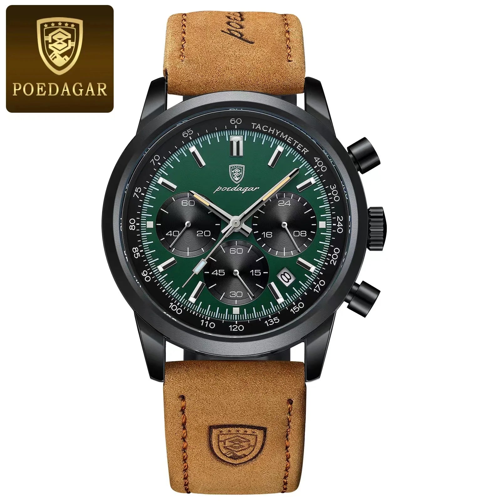 POEDAGAR™ Advanced Business Luxury Leather Men’s Watch