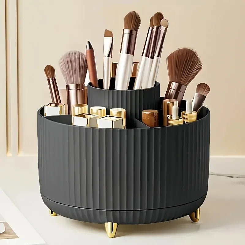 LUMORA™ 360 Rotating Makeup Organizer Pro