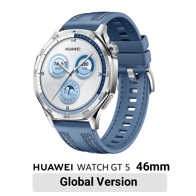 HUAWEI Watch GT 5 / GT5 Pro Smartwatch – Built-in Map, Message Replay, iOS & Android