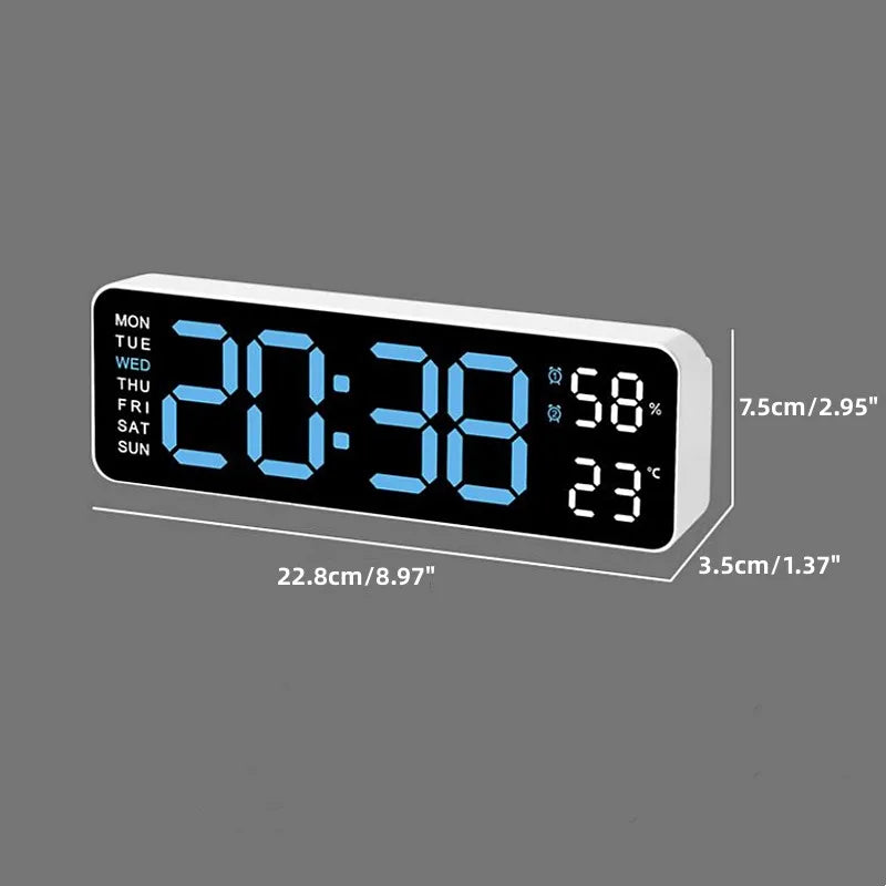 AURACLOCK™ Minimalist LED Smart Wall Clock
