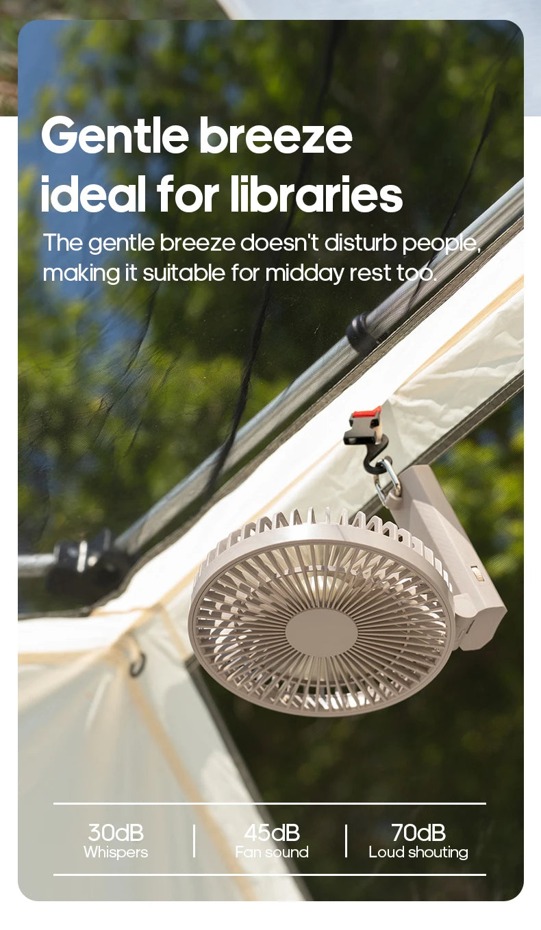 ZENOVA™ FlexBreeze Folding Portable Fan