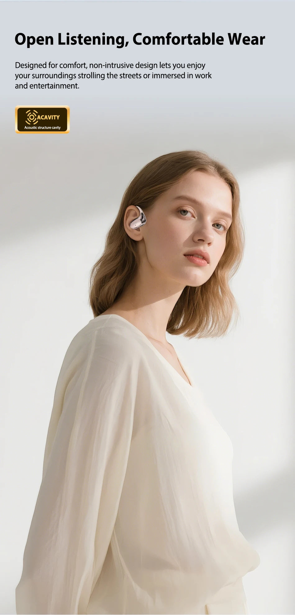 NEXORA™ AI Translation OWS Bluetooth Earhook Earphones