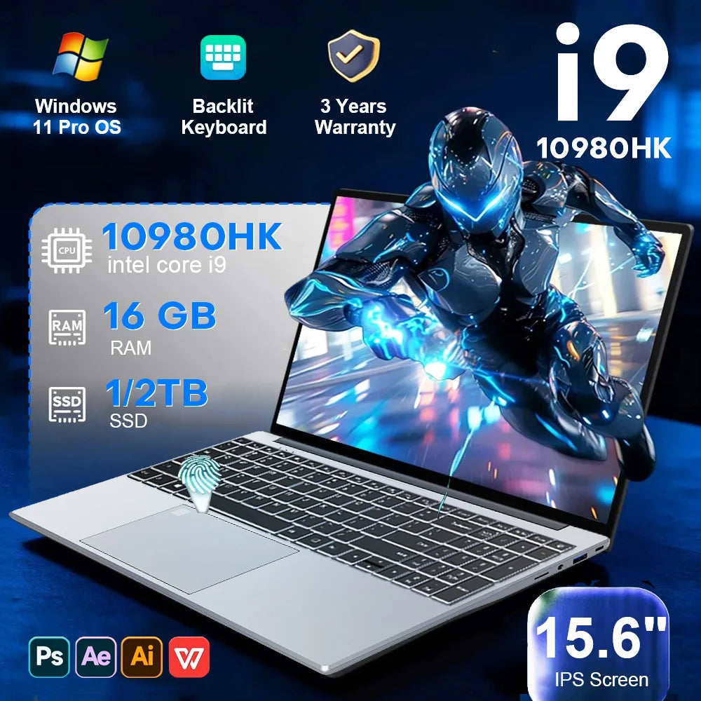 NEXLUX™ 15.6” Core i9 Gaming Laptop Pro