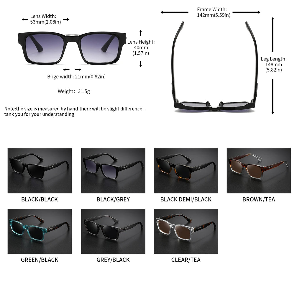 RetroVibe™ Punk Square Sunglasses