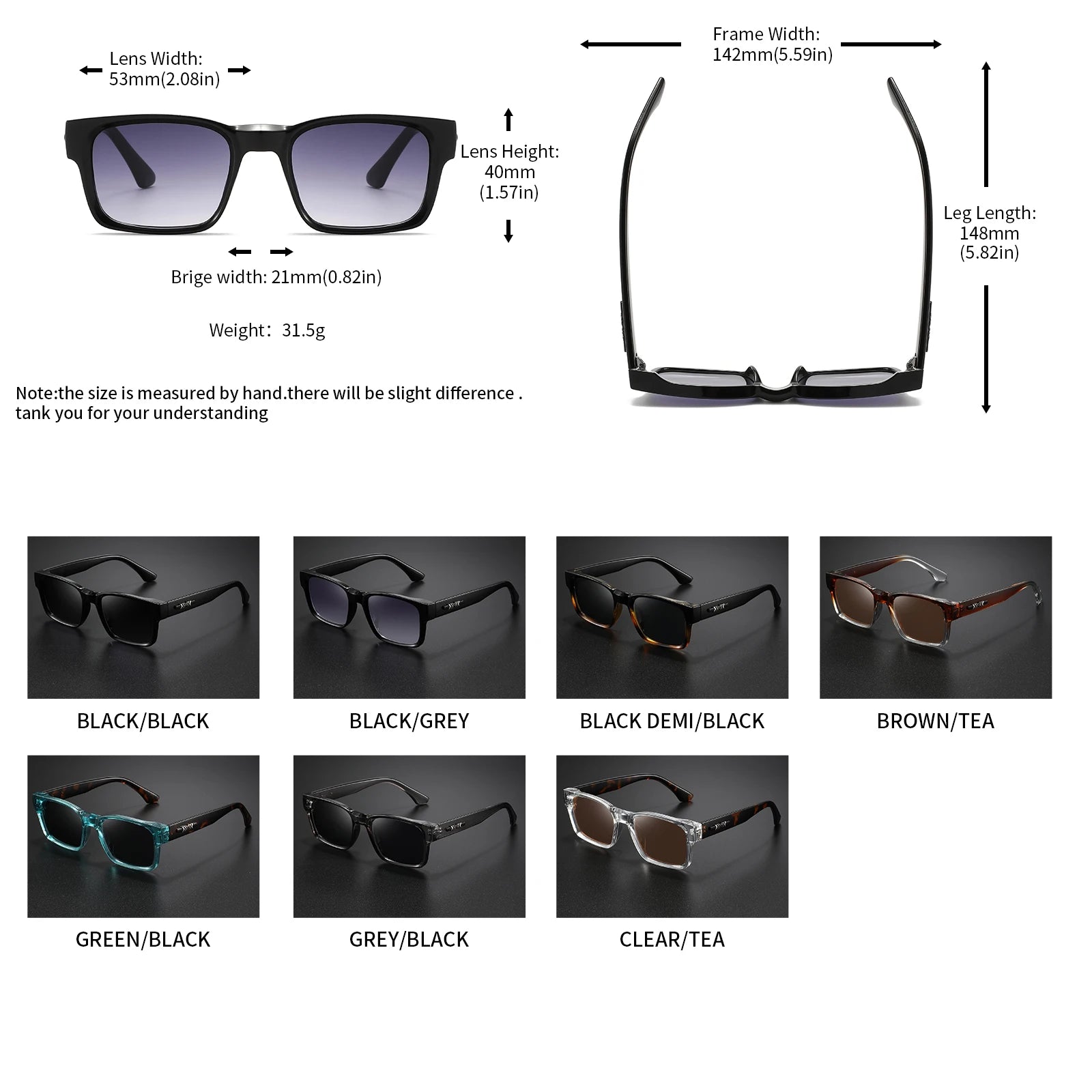 RetroVibe™ Punk Square Sunglasses