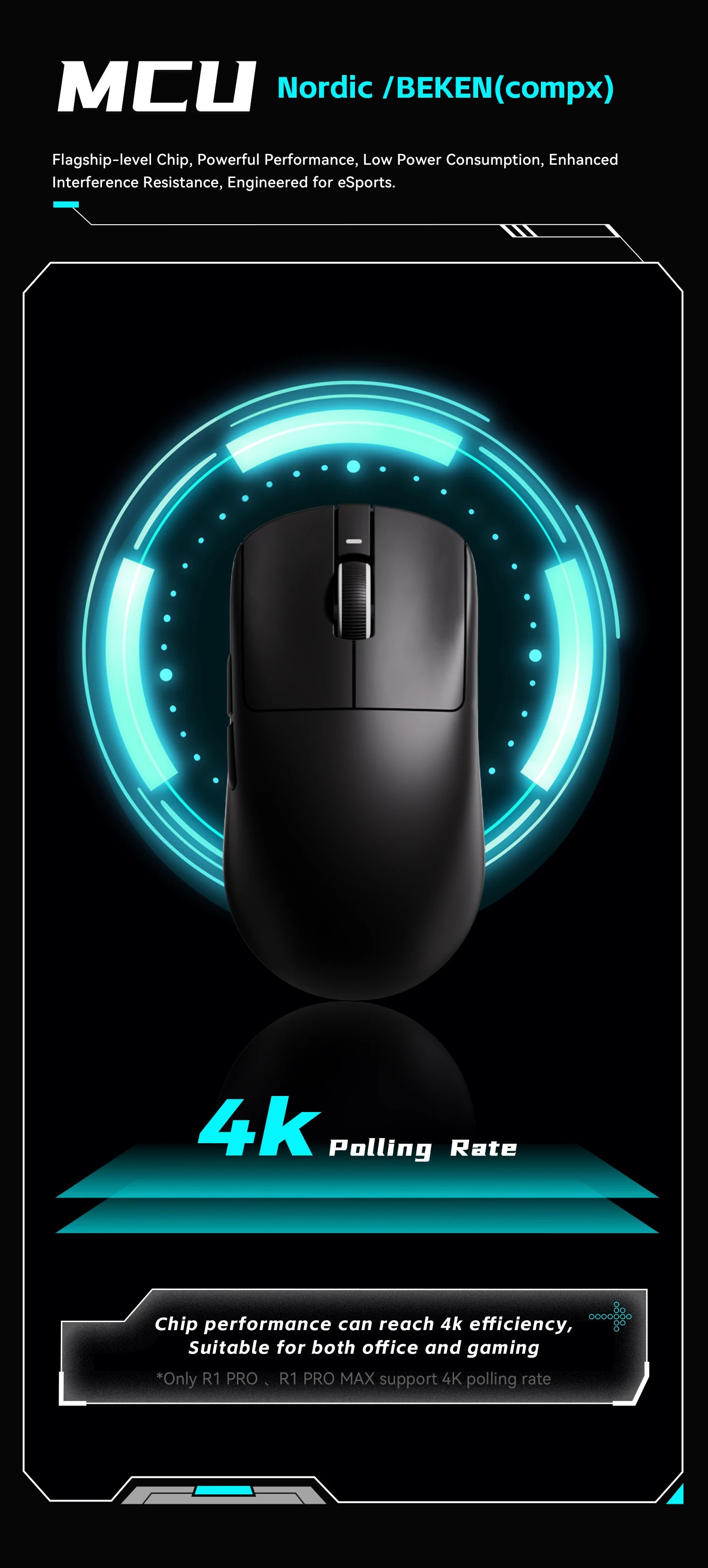 VXE™ Dragonfly R1 Pro Wireless Gaming Mouse