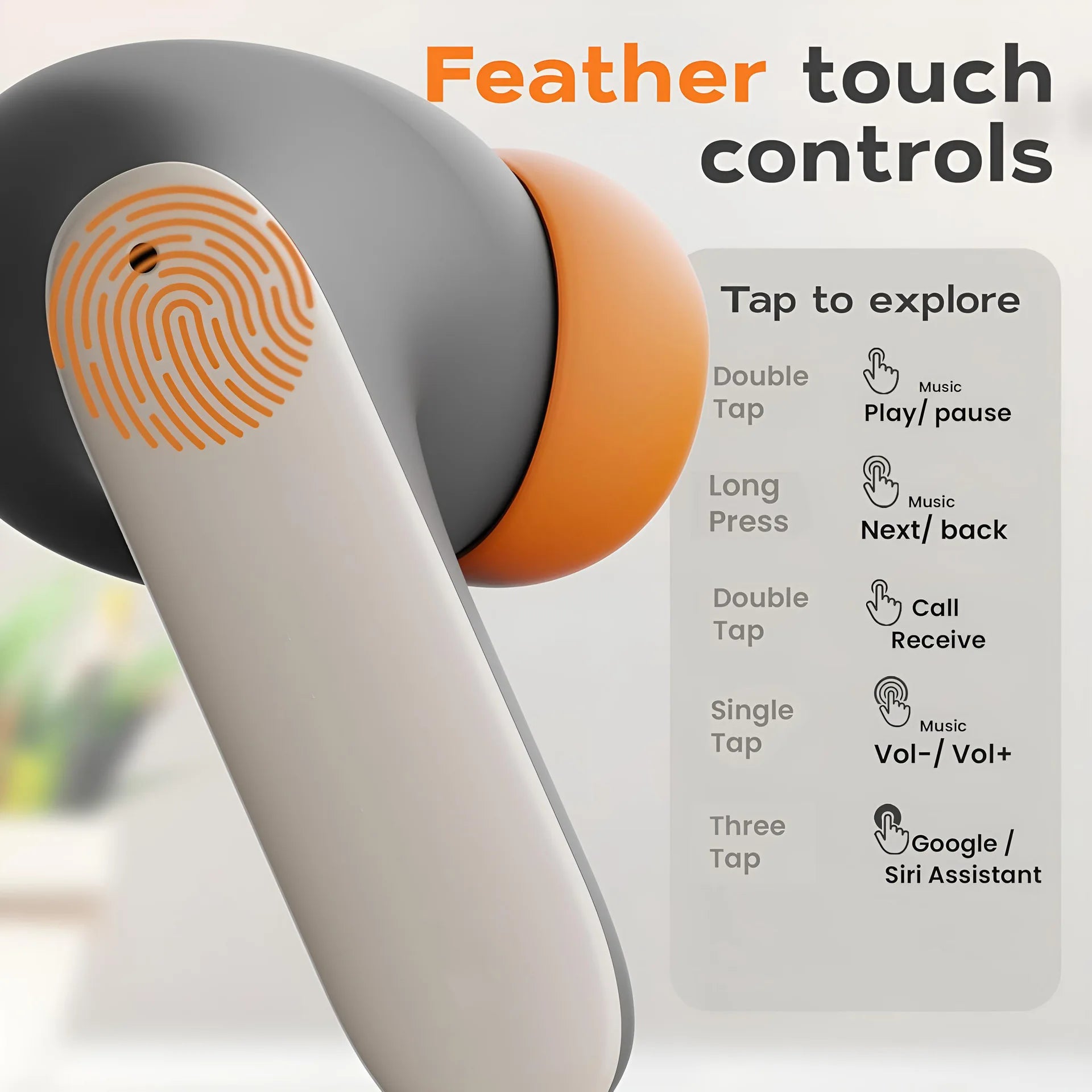 VELTRON™ AirSync TWS 5.4 ENC Wireless Earbuds