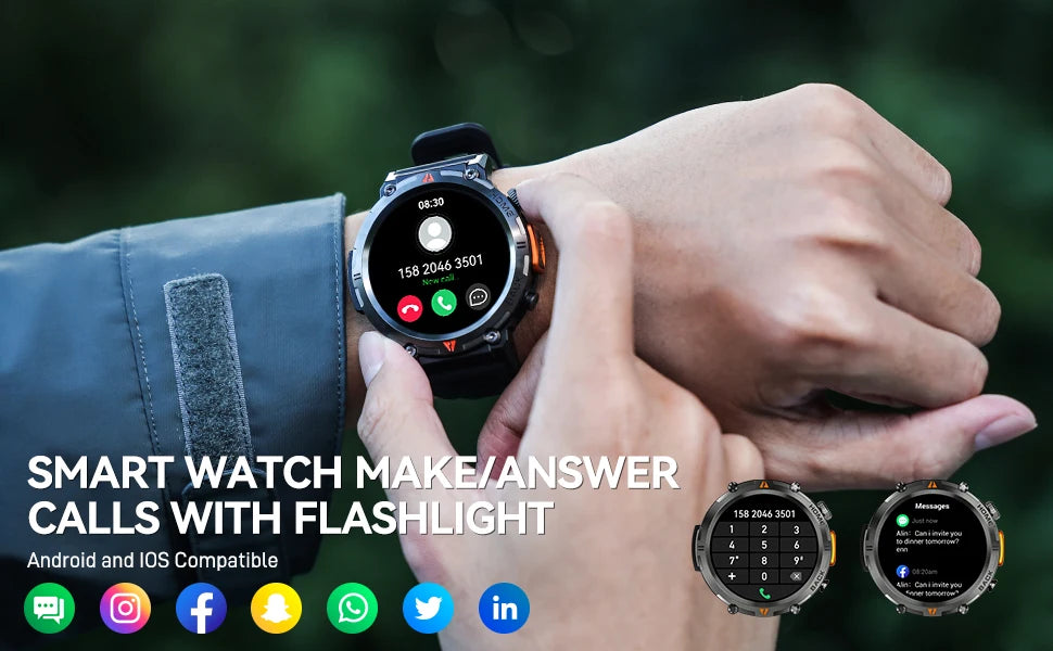 Smartwatch Pro 2025 – Advanced Fitness & Health Monitoring Smartwatch