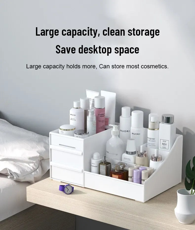 ORDENZA™ PureWhite Drawer Makeup Organizer