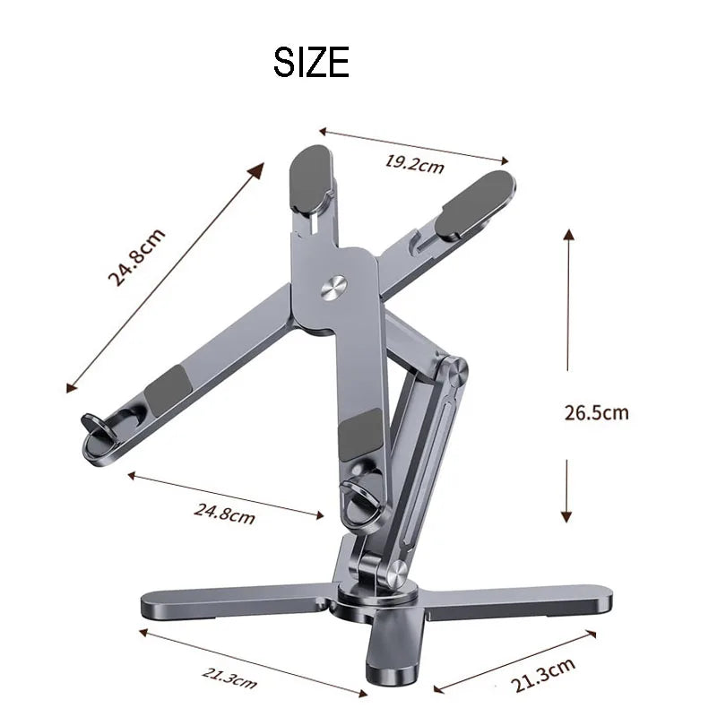 AEROFLEX™ 360 Rotating Aluminum Laptop Stand