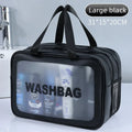 LUXORA™ ClearView Dry-Wet Makeup Travel Bag