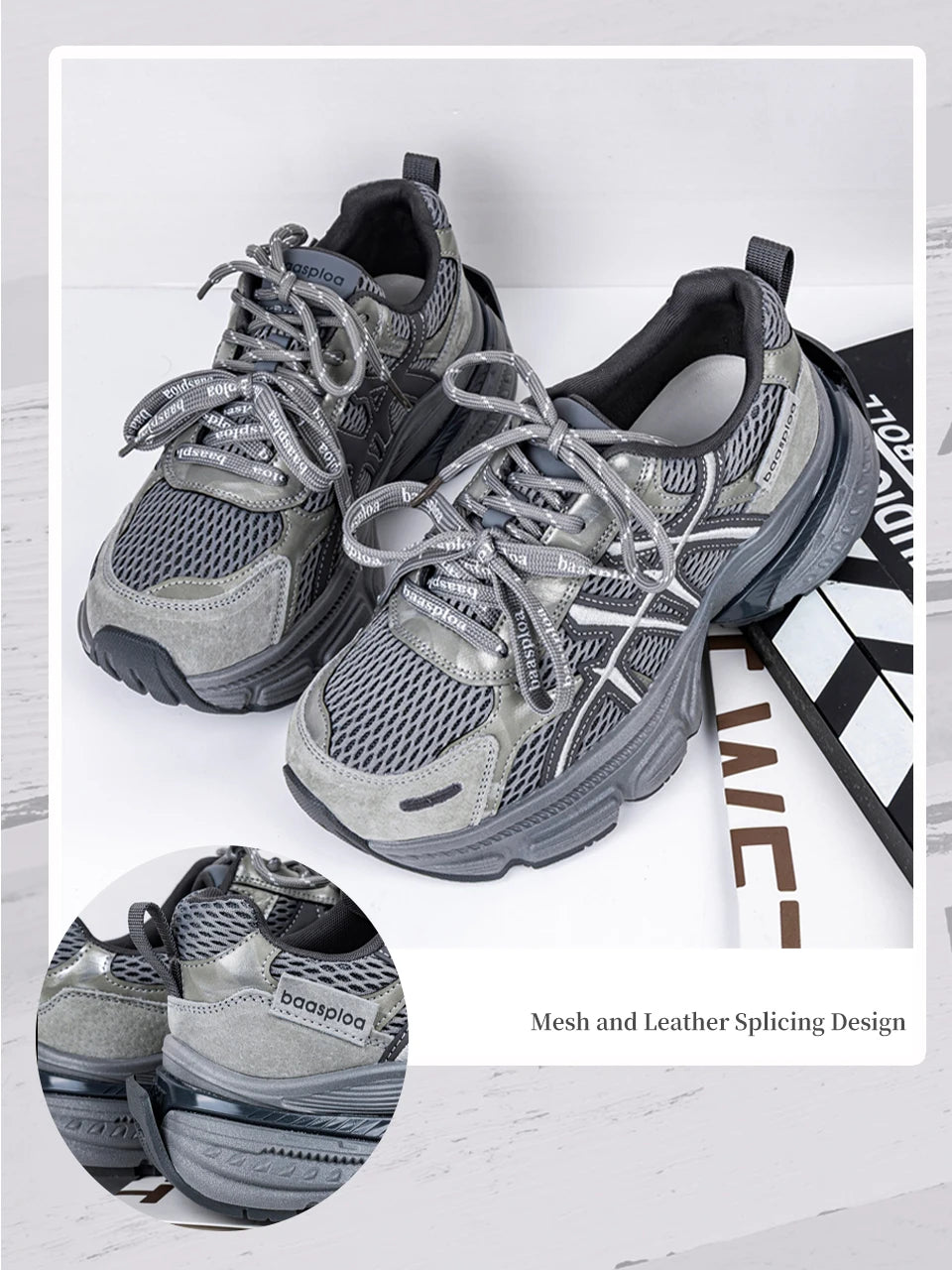 Baasploa™ Retro Chunky Breathable Sneakers