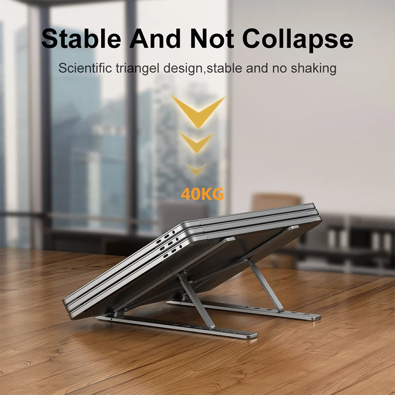 ELEVARA™ Aluminum Ergonomic Laptop Stand