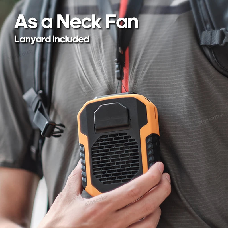 KINSCOTER™ AeroFlow Portable Neck & Waist Cooling Fan