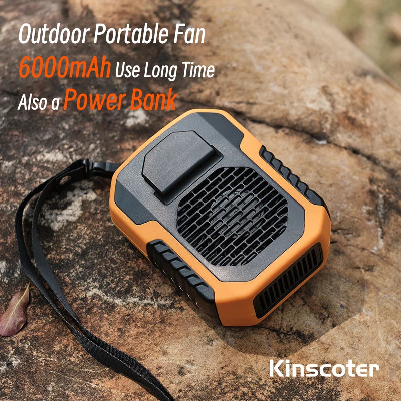 KINSCOTER™ AeroFlow Portable Neck & Waist Cooling Fan