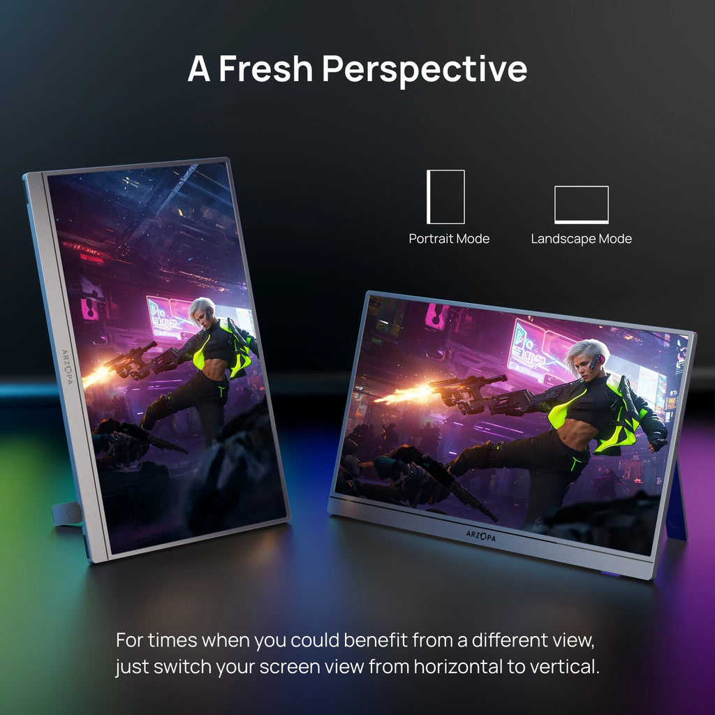 ARZOPA™ Z3FC 16.1” 2.5K 180Hz Portable Gaming Monitor
