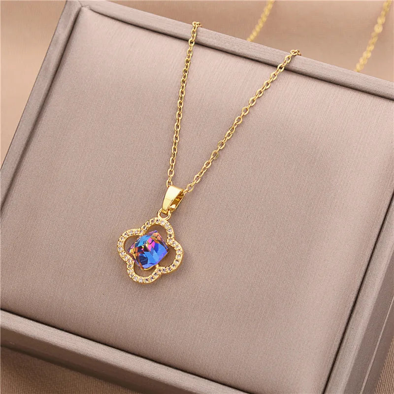 VÉLISSE™ Luxury Zircon Clavicle Chain Necklace